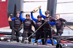 Emirates Team NZ - winners 2015 America&rsquo;s Cup World Series Gothenburg photo copyright  Rick Tomlinson http://www.rick-tomlinson.com taken at  and featuring the  class