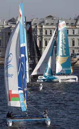 The Extreme Sailing Series 2015 Act 6. St Petersburg. Russia presented by SAP photo copyright Lloyd Images taken at  and featuring the  class