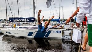 Winners take the plunge - 2015 Volvo Estonia ORC European Championship photo copyright  Piret Salmistu taken at  and featuring the  class