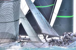 Maxi 72's in action photo copyright Ingrid Abery http://www.ingridabery.com taken at  and featuring the  class