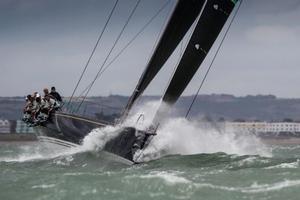 Hap Fauth's Bella Mente competing in the recent RYS Bicentenary International Regatta on a blustery day in the Solent - Rolex Fastnet Race photo copyright Paul Wyeth / www.pwpictures.com http://www.pwpictures.com taken at  and featuring the  class