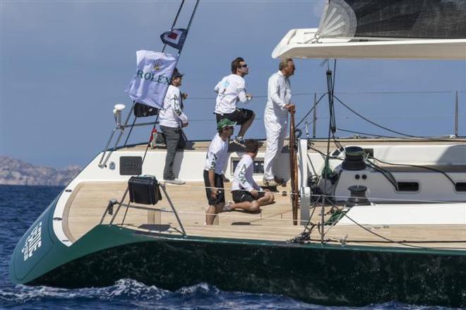 Close competition on day one - 2015 Maxi Yacht Rolex Cup ©  Rolex / Carlo Borlenghi http://www.carloborlenghi.net