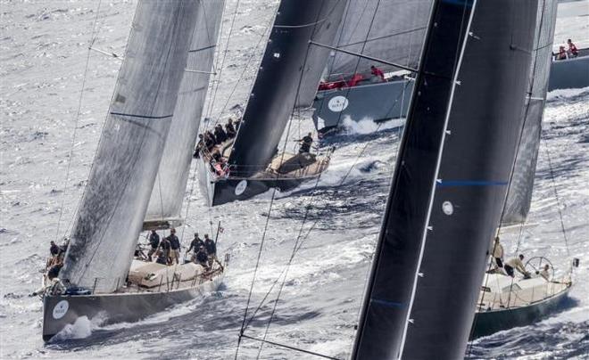 Close competition in the spectacular Wally fleet - 2015 Maxi Yacht Rolex Cup ©  Rolex / Carlo Borlenghi http://www.carloborlenghi.net
