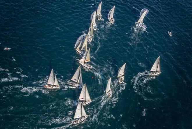 Fleet in action - 2015 Rolex New York Yacht Club Invitational Cup ©  Rolex/Daniel Forster http://www.regattanews.com