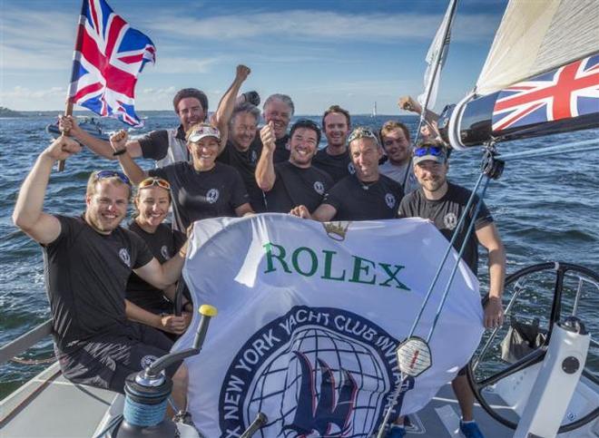 Overall winner - Royal Thames Yacht Club, GBR, Skipper: John Greenland, Tactician: Ian Dobson - 2015 Rolex New York Yacht Club Invitational Cup ©  Rolex/Daniel Forster http://www.regattanews.com