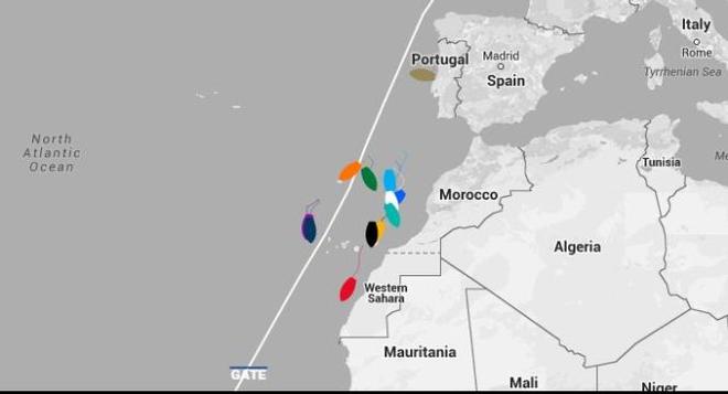 Current positions - Clipper Round the World Yacht Race © Clipper Ventures