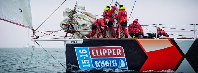 Start of the race - 2015-16 Clipper Round the World Yacht Race © Clipper Ventures