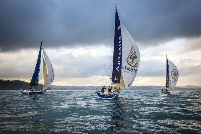 Three Academy Figaros will race this weekend. Artemis 23 will be crewed by 2015 Academy sailor Andrew Baker, and round the world sailor Mike Golding. Artemis 77 and Artemis 37 will be sailed by potential Academy sailors Will Harris, Conrad Manning, Mary Rook and Hugh Brayshaw. - 2015 RORC IRC Double-Handed National Championships © CJ Crooks / Sky To Sea Media