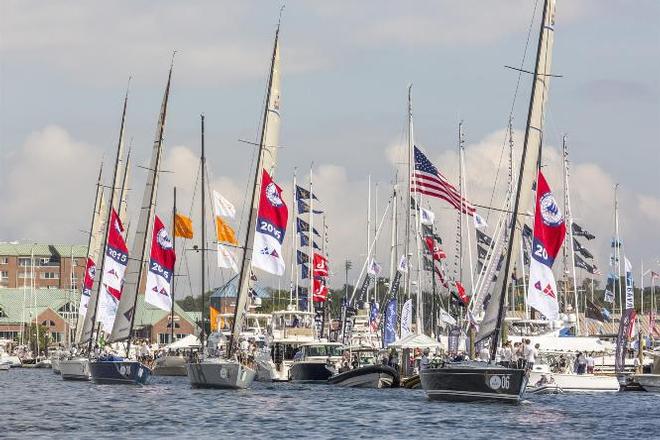 Parade of Nations on last race day - Rolex New York Yacht Club Invitational Cup 2015 ©  Rolex/Daniel Forster http://www.regattanews.com