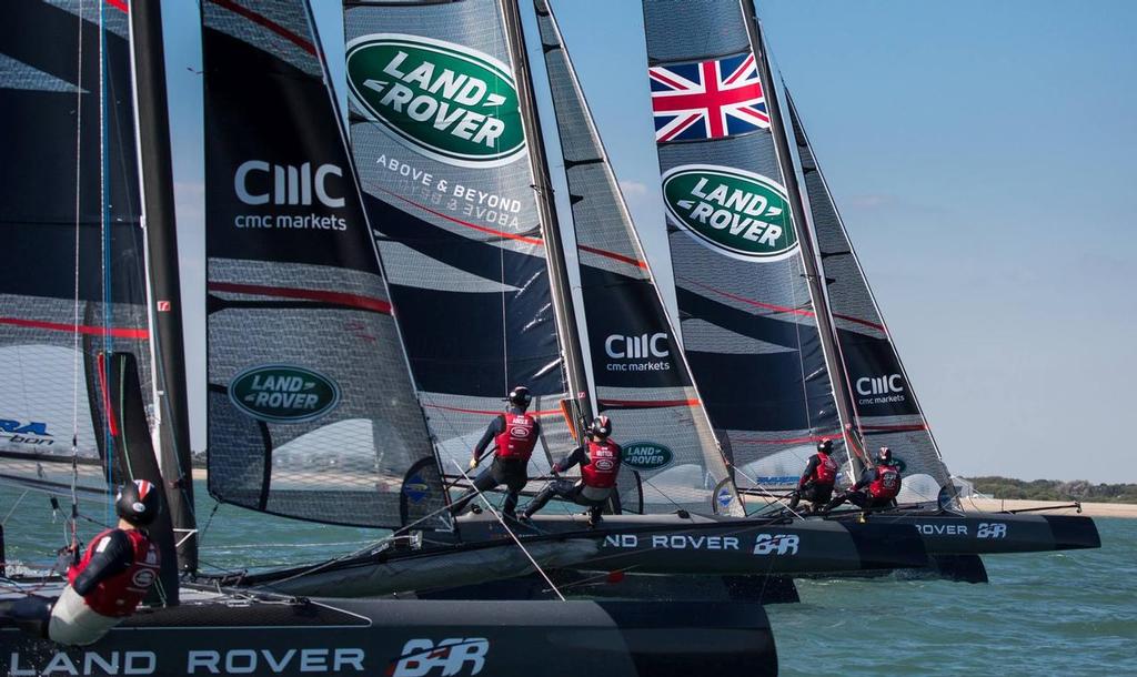 Training - Land Rover BAR - America's Cup 2017 photo copyright Land Rover BAR taken at  and featuring the  class