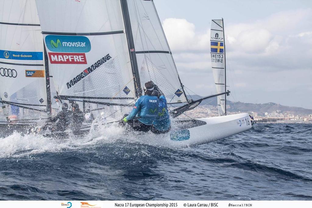  - 2015 Nacra 17 Europeans photo copyright Barcelona International Sailing Center taken at  and featuring the  class