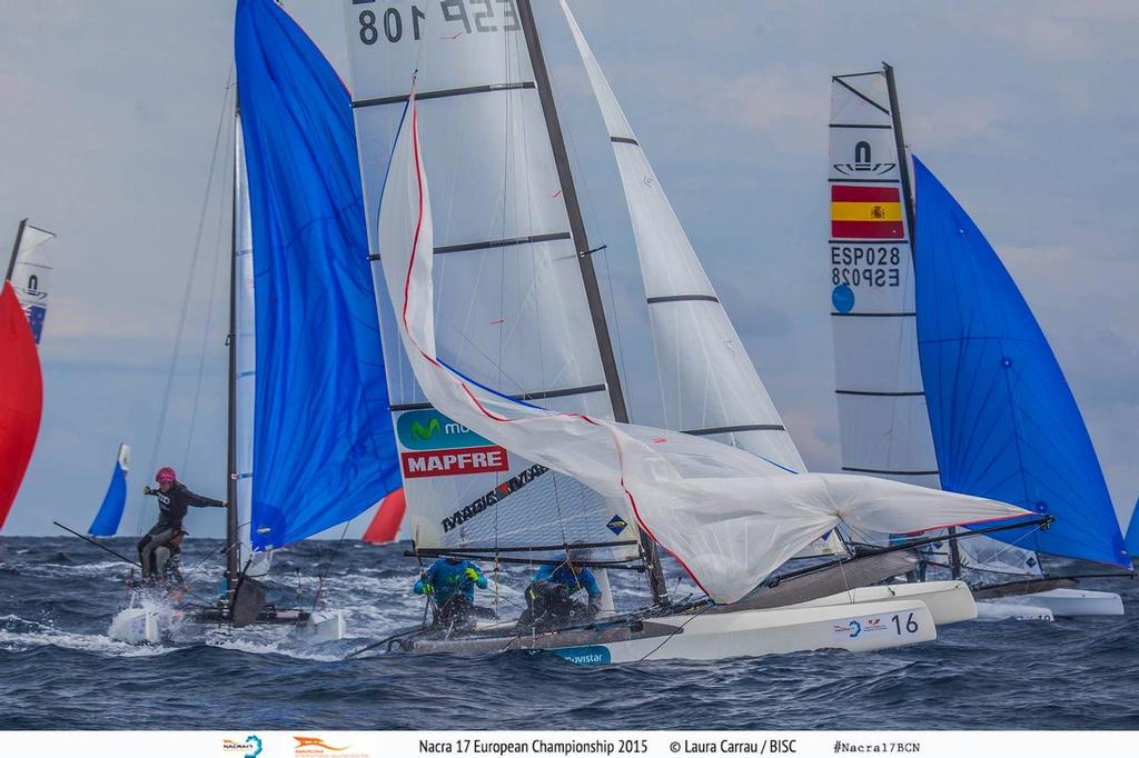  - 2015 Nacra 17 Europeans photo copyright Barcelona International Sailing Center taken at  and featuring the  class