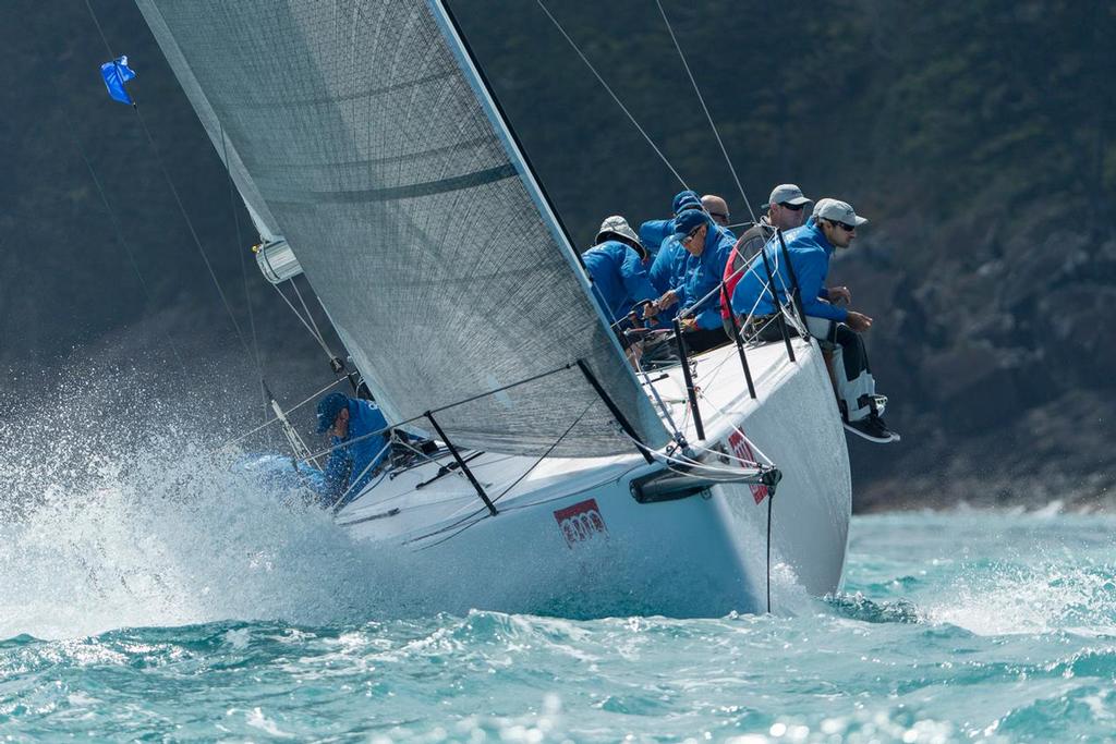 Bob Steel with the tiller of his new Quest - the M.A.T.1180 ©  Andrea Francolini Photography http://www.afrancolini.com/