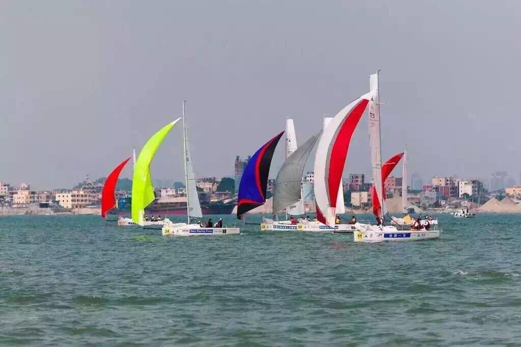 China Club Challenge Match 2015 - Stage 1, fleet racing © Holly Chen