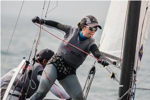 Another day of light breeze and testing current - ISAF Sailing World Cup Qingdao photo copyright ISAF  taken at  and featuring the  class