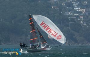 Day 2 - 2015 International 18 Foot Skiff Regatta photo copyright pressure-drop.us taken at  and featuring the  class