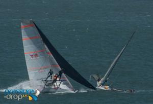 Day 2 - 2015 International 18 Foot Skiff Regatta photo copyright pressure-drop.us taken at  and featuring the  class