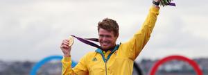 Tom Slingsby - London 2012  Olympics photo copyright Australian Olympic Committee taken at  and featuring the  class