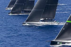 Mini Maxi start - 2015 Maxi Yacht Rolex Cup photo copyright  Rolex / Carlo Borlenghi http://www.carloborlenghi.net taken at  and featuring the  class