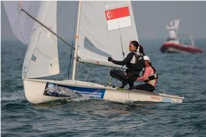 Fleet racing concluded - ISAF Sailing World Cup Qingdao photo copyright ISAF  taken at  and featuring the  class