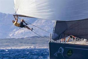 Bowman of Allsmoke (MLT) in action during 2014 cup - 2015 Maxi Yacht Rolex Cup photo copyright  Rolex / Carlo Borlenghi http://www.carloborlenghi.net taken at  and featuring the  class