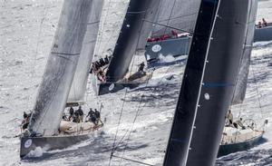 Close competition in the spectacular Wally fleet - 2015 Maxi Yacht Rolex Cup photo copyright  Rolex / Carlo Borlenghi http://www.carloborlenghi.net taken at  and featuring the  class