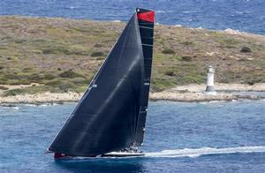 100ft Comanche (USA) is at MYRC for the first time - 2015 Maxi Yacht Rolex Cup photo copyright  Rolex / Carlo Borlenghi http://www.carloborlenghi.net taken at  and featuring the  class
