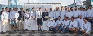 Bella Mente (USA) team, winner of the Rolex Maxi 72 World Championship 2015 photo copyright  Rolex / Carlo Borlenghi http://www.carloborlenghi.net taken at  and featuring the  class
