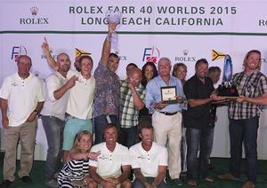 Groovederci (USA), 2015 Rolex Farr 40 World Champions photo copyright  Rolex/ Kurt Arrigo http://www.regattanews.com taken at  and featuring the  class