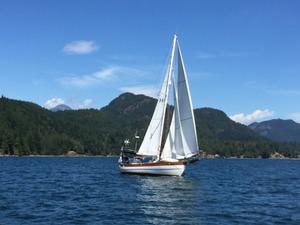 Blue Rose to Moonshadow VI: Aha! Found you! - 2015 Peterson Cup Cruising Rally photo copyright Bluewater Cruising Association taken at  and featuring the  class
