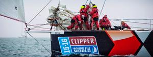 Start of the race - 2015-16 Clipper Round the World Yacht Race photo copyright Clipper Ventures taken at  and featuring the  class