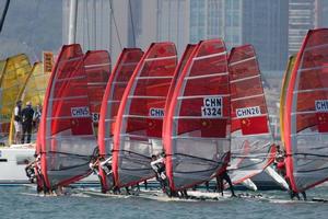 Women RSX - 2015 ISAF Sailing World Cup Qingdao photo copyright ISAF  taken at  and featuring the  class
