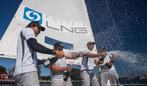 2015 ISAF Youth Match Racing World Championship - Gilmour Celebrations photo copyright ISAF  taken at  and featuring the  class