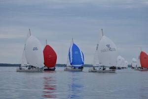Race day one - 2015 J24 North American Championship photo copyright Chris Howell taken at  and featuring the  class