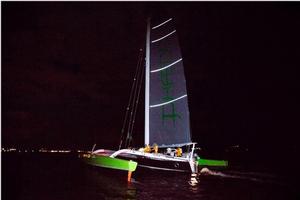 Phaedo3 sets new world record - Iconic Fastnet Race original course photo copyright Rachel Jaspersen taken at  and featuring the  class