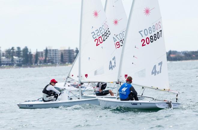 Laser 4.7 Fast Forward - Yachting NSW Youth Championships 2015 © Robin Evans