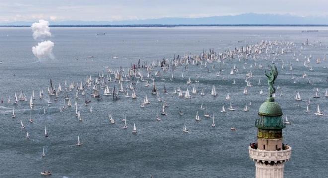 Start - 47th Barcolana International Sailing Regatta © Corinthian Yacht Club Seattle
