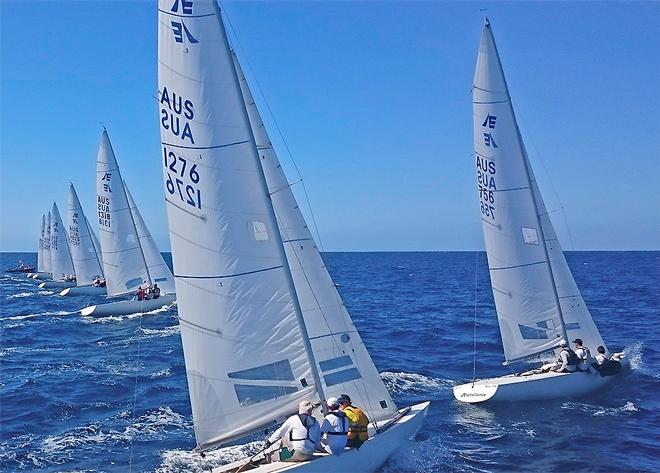 Etchellence (Most Improved Award) off to a tremendous start. - 2015 Etchells Queensland State Championship © Southport Yacht Club http://www.southportyachtclub.com.au