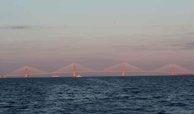 The Rio-Antirrio Bridge © Annika Fredriksson / Ocean Crusaders