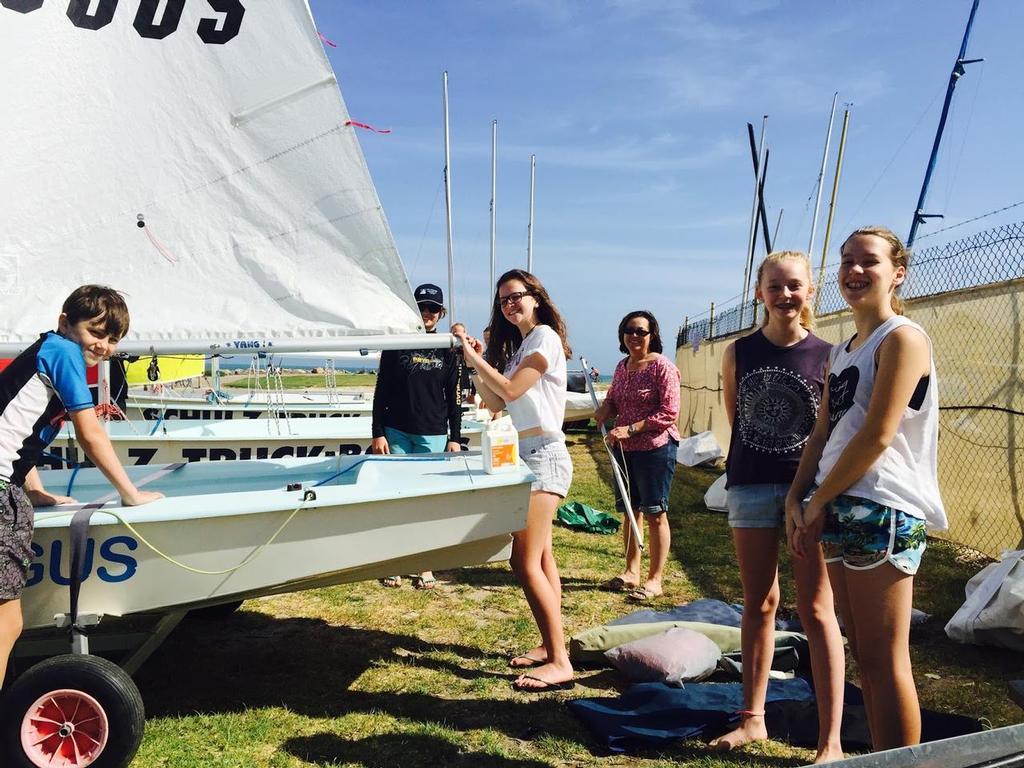 New sailors were introduced to the sport at Adelaide Sailing Club's Discover Sailing Day on Sunday, October 25. photo copyright Tod Weymouth taken at  and featuring the  class