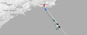 Current positions - Clipper 2015-16 Round the World Yacht Race photo copyright Clipper Ventures taken at  and featuring the  class