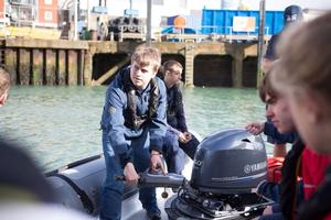 The apprentices drive the RIB on the Camber photo copyright Aquazoom/Ronan Topelberg taken at  and featuring the  class