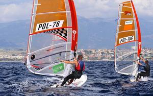 2015 BIC Techno 293 World Championship - Day 1 photo copyright Patrik Pollak taken at  and featuring the  class