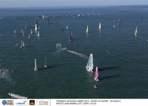 Challenging start to the 12th edition - Transat Jacques Vabre photo copyright  Jean-Marie Liot / DPPI / TJV http://www.transat-jacques-vabre.com/ taken at  and featuring the  class