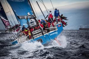 Team Vestas Wind - Genoa Boat Show photo copyright  Amalia Infante / Volvo Ocean Race taken at  and featuring the  class