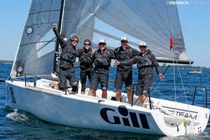 Miles Quinton's Gill Race Team GBR694 with Geoffry Carveth in helm photo copyright  Pierrick Contin http://www.pierrickcontin.fr/ taken at  and featuring the  class