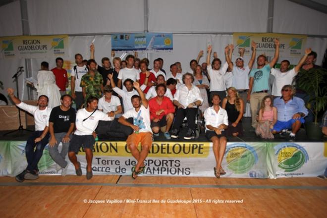 Award ceremony - 2015 Mini Transat Îles de Guadeloupe ©  Jacques Vapillon / Mini Transat http://www.minitransat.fr