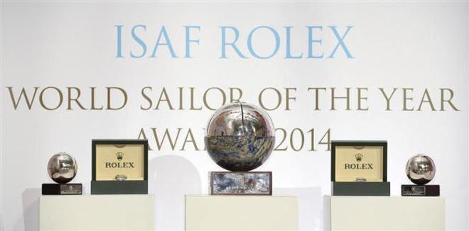 Trophy and Rolex timepieces ©  Rolex/ Kurt Arrigo http://www.regattanews.com
