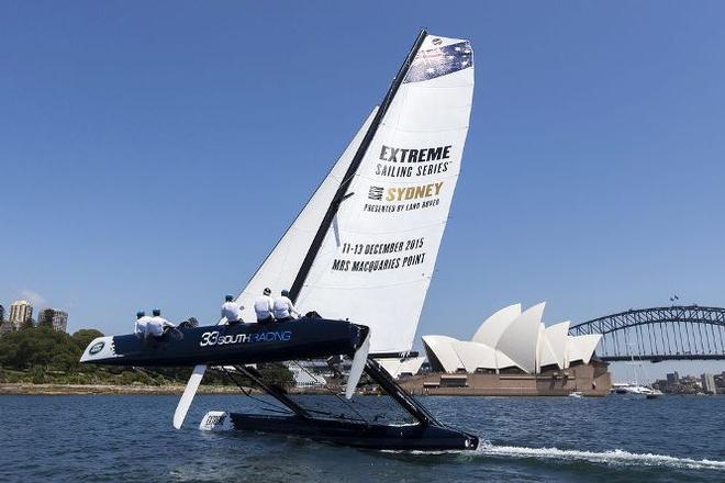 33 South Racing training on Sydney Harbour. - Extreme Sailing Series © Andrea Francolini