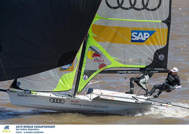 2015 49er and 49er FX World Championship - Final day action © Matias Capizzano http://www.capizzano.com